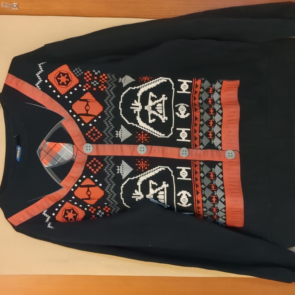 Star Wars Darth Vader Lucas film Vintage Ugly Christmas Sweatshirt Size Large
